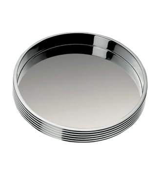 Dessous de carafe en métal argenté - K+T - Christofle - Multicolore