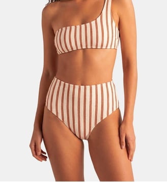 Bas de bikini taille haute Mandorla - Robin Collection - Multicolore