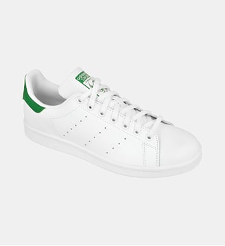 Baskets basses Stan Smith en cuir - Adidas Originals - Blanc