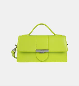 Sac à main Paris Ily en cuir  - Lancaster - Vert