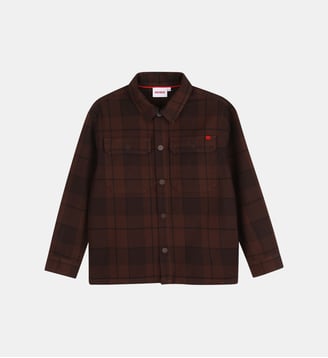 Chemise manches longues - Hugo Kids - Chicory coffee