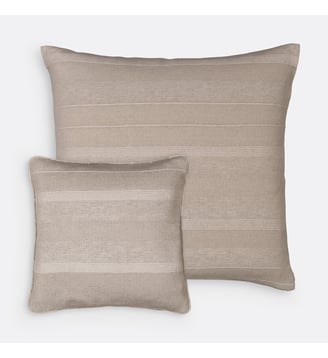Housse de coussin coton - La Redoute Interieurs - Taupe clair