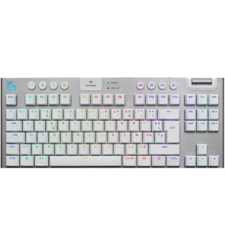Clavier gamer sans fil G915 X Lightspeed TKL Tactile Blanc - Logitech - Blanc