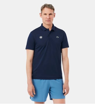 Polo Tennis Édition Roland-Garros - Lacoste - Bleu marine