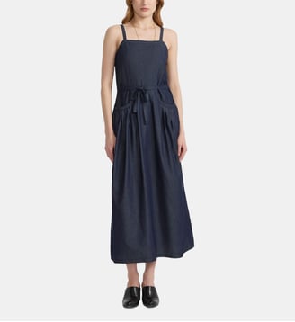 robe denim - Agnès b. - Bleu denim
