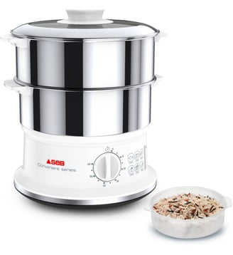 Cuiseur vapeur 2 bols Inox VC145100 Seb