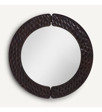 Miroir rond finition gougée diamètre 100 cm Kuchim AM.PM