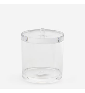 Boîte coton transparent - Basic Line - Bath Bazaar - Transparent