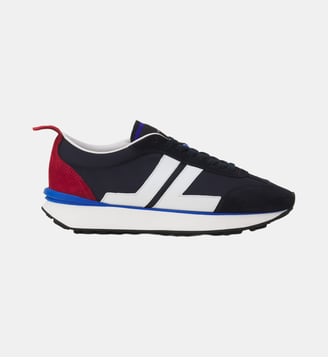 Sneakers Bumpr En Nylon - Lanvin - Blanc et marine noir