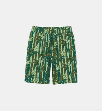 Bermuda en molleton - Kenzo Kids - Vert kaki