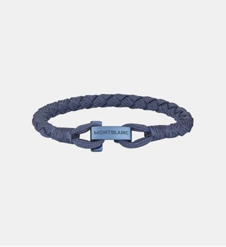 Bracelet cordon Glacier Bleu 129514-PAR - Montblanc - Bleu