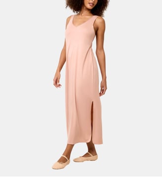 Nuisette longue issue de fibres végétales Softness rose poudré - Maison Lejaby - Aurore