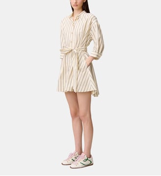 Robe chemise coton cintré - Claudie Pierlot - Multicolore