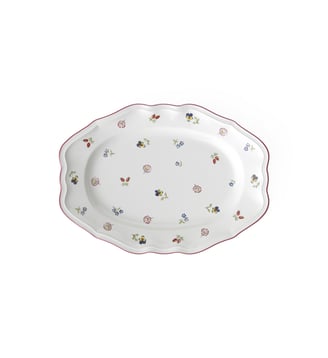 Plat de service ovale - Villeroy & Boch - Blanc
