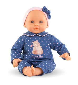 Poupon Bébé Calin Capucine - Ourson - Corolle - Marine