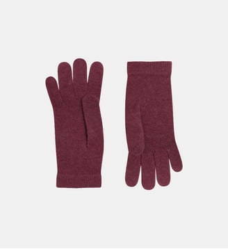 Gants en cachemire - Bompard - Grenat