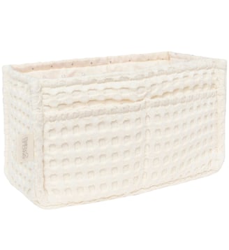 Panier de toilette - Babyshower - Écru