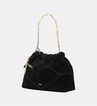 Sac S Suede Mini June Tote - Ba&sh - Noir