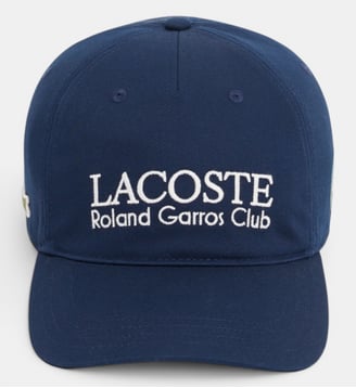 Casquette Édition Roland-Garros - Lacoste - Bleu marine