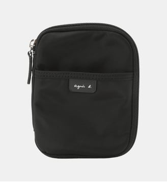 pochette en nylon noir - Agnès b. - Noir