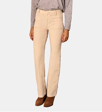Pantalon flare uni SONNY - La Petite Etoile - Écru