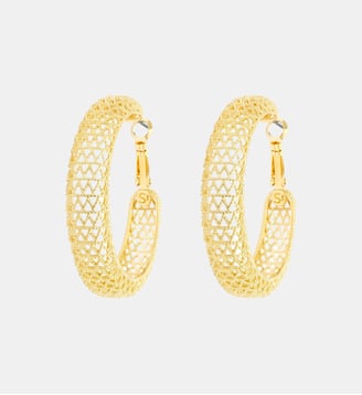 Boucles d'oreilles créoles   - Betty - Satellite - Doré