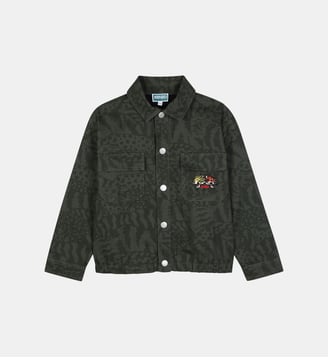 Blouson avec fermeture zippée - Kenzo Kids - Climbing ivy