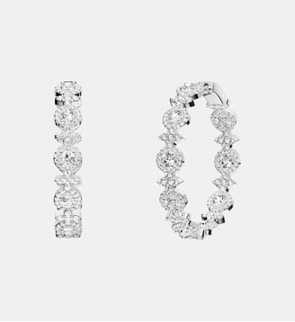 Boucles D'Oreilles Météorites Glamour - APM Monaco - Blanc