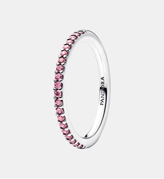 Anneau Rose Scintillant - Pandora - Argenté