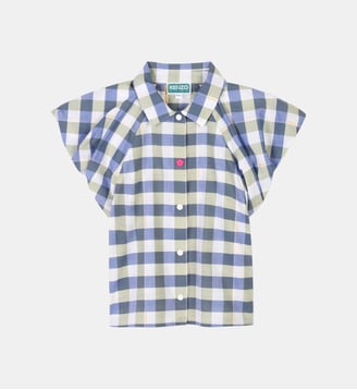 Blouse manches courtes coton Kenzo Kids