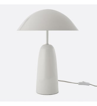 Lampe champignon à poser, en métal fer - La Redoute Interieurs - Écru