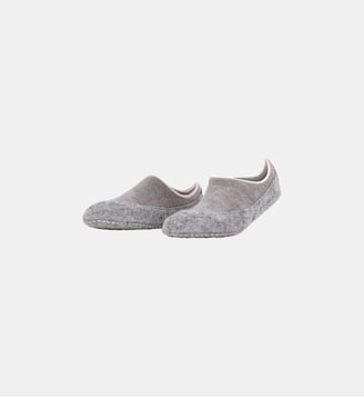Chaussons Cosyshoe Laine Vierge - Falke - Gris clair