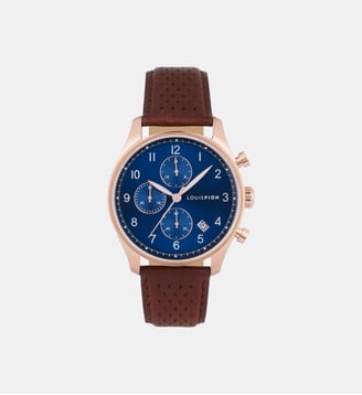 Montre Lucas Bleu XK4398AB\6 - Louis Pion - Doré rosé
