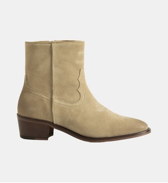 Bottines Tex Low Suede - Zadig&Voltaire - Beige sahara
