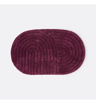Tapis de bain, coton recyclé tufté La Redoute Interieurs