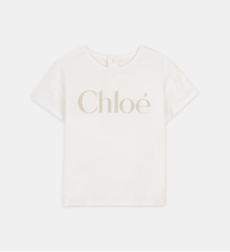 Tee-shirt manches courtes - Chloe Kids - Off white