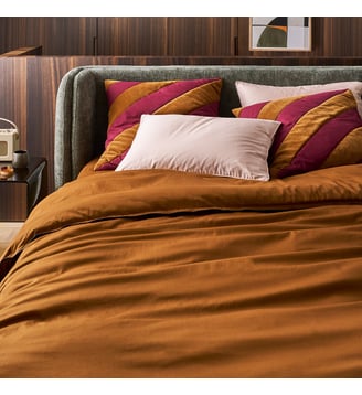 Taie d'oreiller en satin de coton La Redoute Interieurs