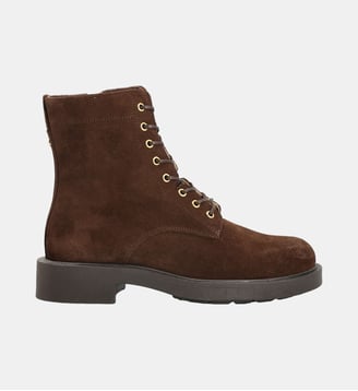 Boots lacet tivoli - cuir velours Manfield