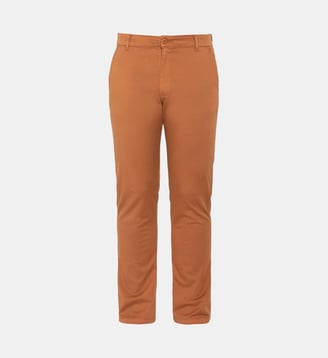 Pantalon chino bleu marine - Schott - Tabac