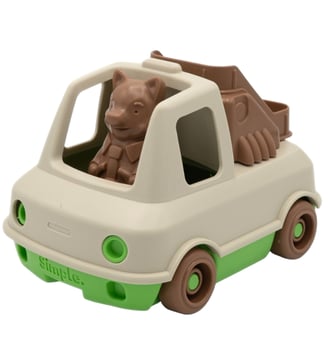 Camion Pompier - Le Jouet Simple - Beige