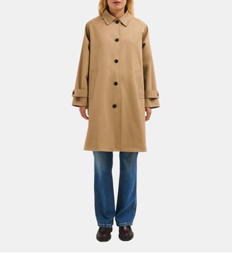 Trench droit en coton réversible - ALEXINE - Pablo - Beige