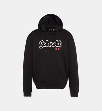 Sweatshirt à capuche - Schott - Noir
