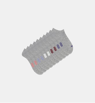 Lot de 5 paires de socquettes courtes - Dim - Gris perle