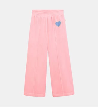 Pantalon en velours fluo - Billieblush - Pêche