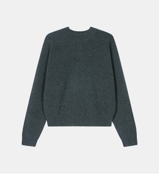 Pull côtelé en cachemire - Bompard - Anthracite