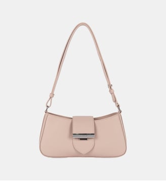 Sac à main Paris S en cuir - Lancaster - Nude clair