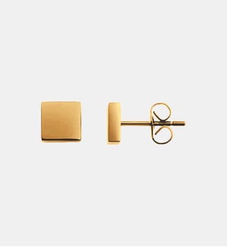 Boucles d'oreilles clous Diogu en Acier 316L - Phebus - Jaune