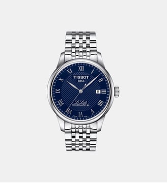 Montre automatique Le locle Bleu foncé T0064071104300 - Tissot - Argenté