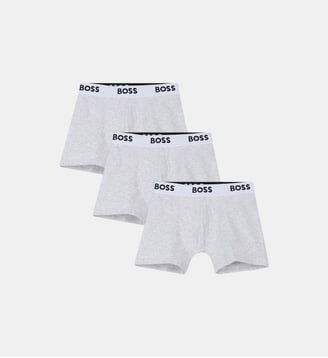 Lot de 3 boxers - BOSS Kidswear - Gris chine