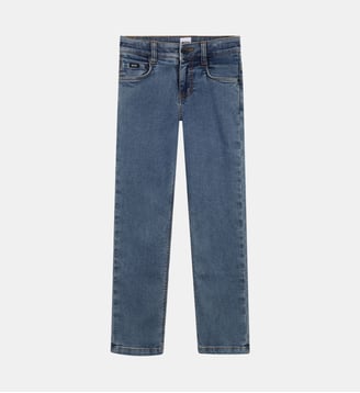 Jean coupe regular - BOSS Kidswear - Double stone et bleach